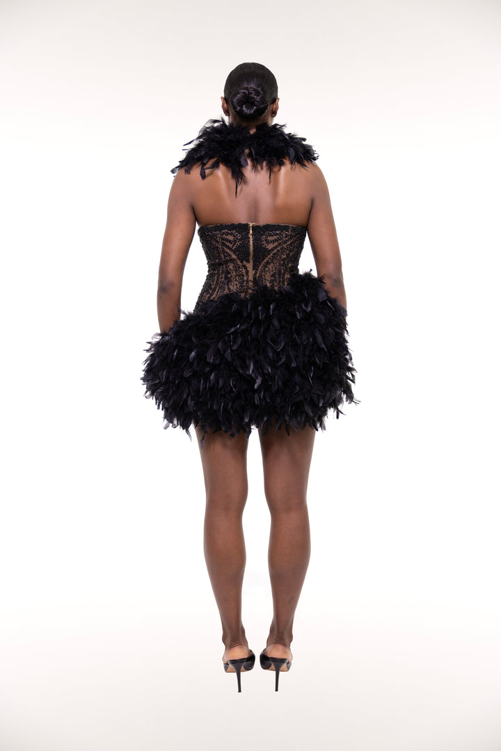 Flame-mingo Feathered Mini