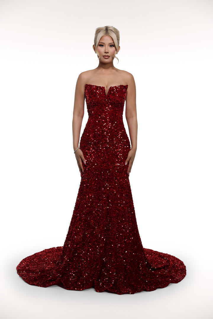 Ruby Gown 'Made to Order'