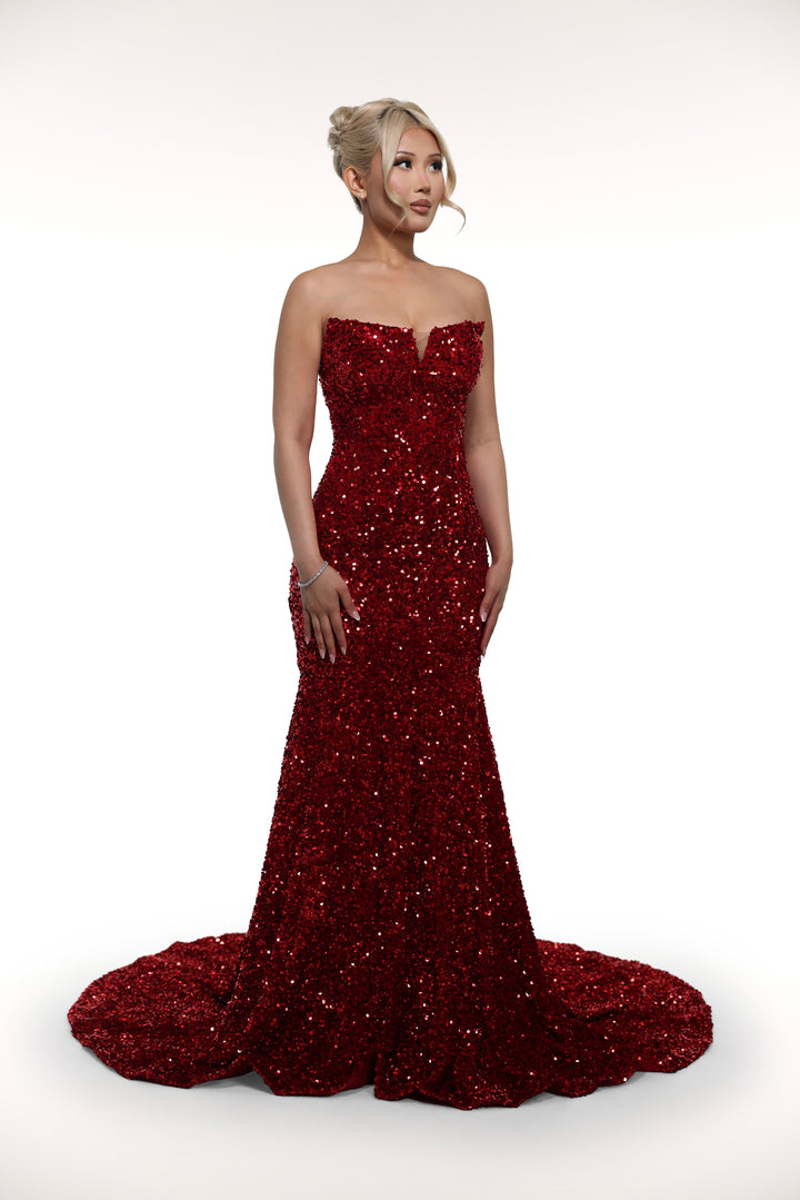 Ruby Gown 'Made to Order'