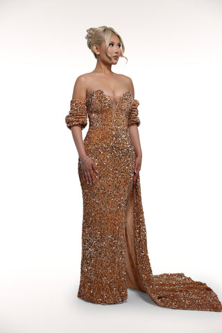 Champagne Gown 'Made to Order'
