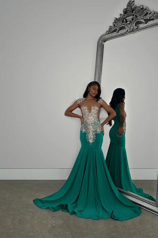 Dayan Gown Teal