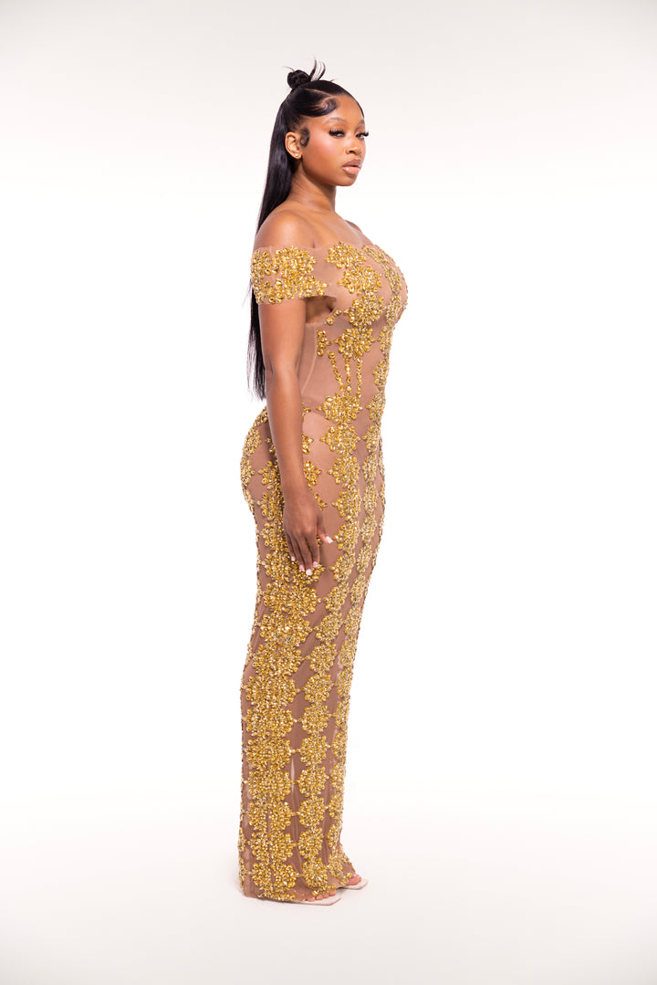 Gold Leaf Dress
