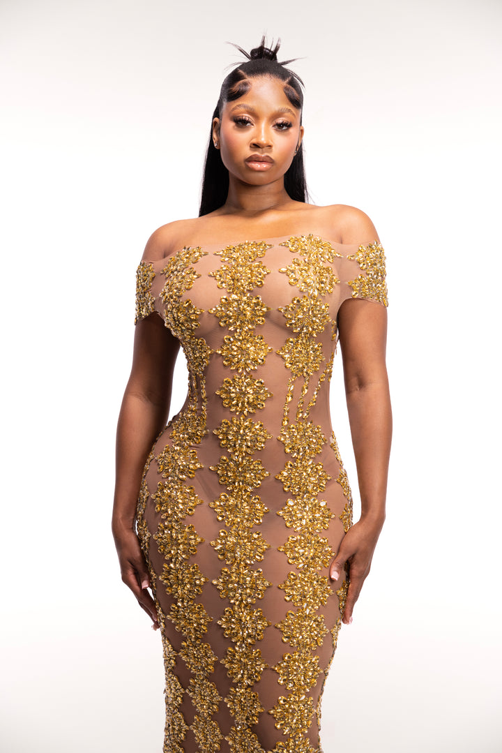 Gold Leaf Dress