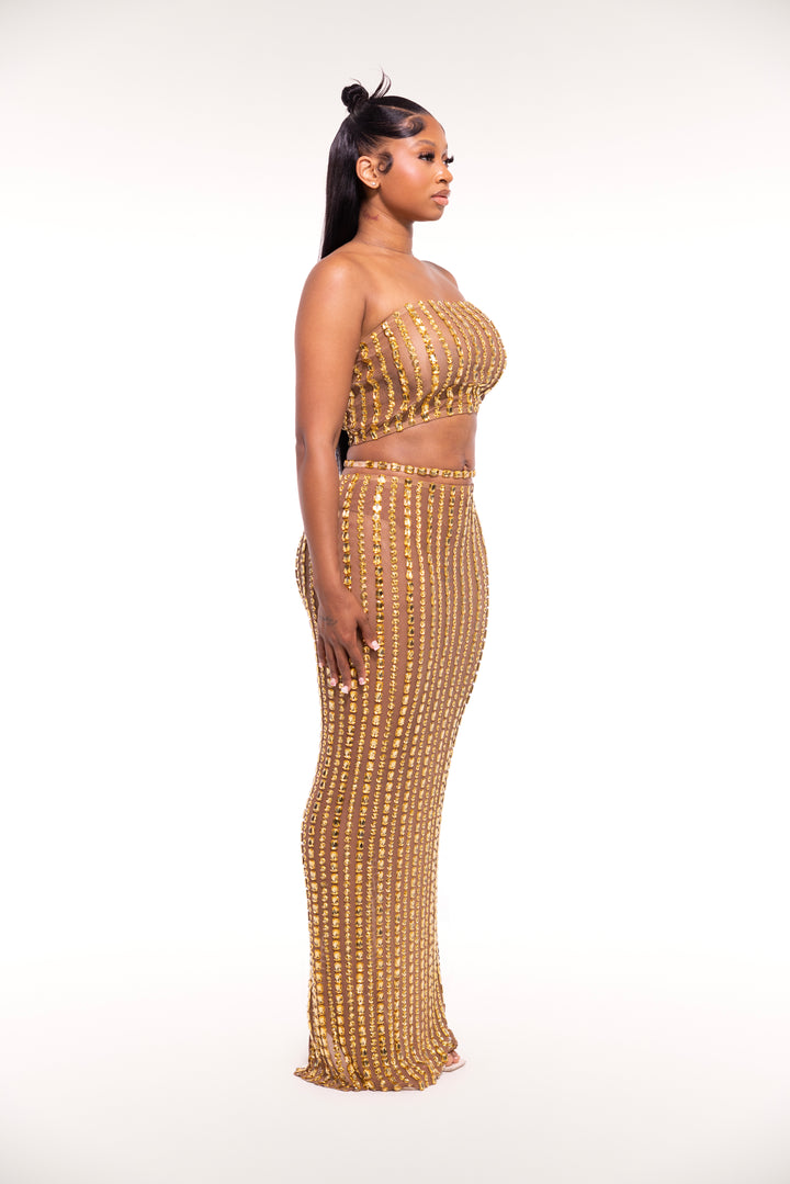 Crystel Two-Piece Maxi