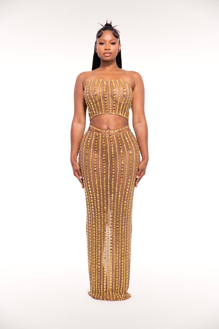 Crystel Two-Piece Maxi