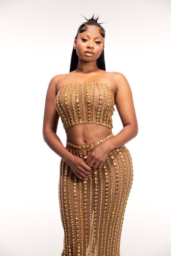 Crystel Two-Piece Maxi