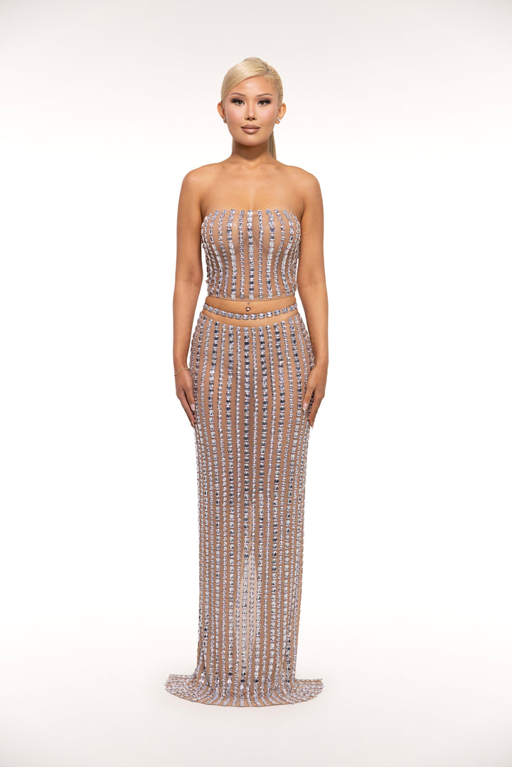 Crystel Two-Piece Maxi